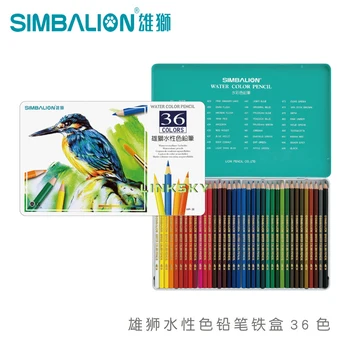 Набор от акварельных моливи Simbalion 24/36 цветове, идеална за рисуване, да скицирате, colorization и colorization, Чудесен комплект моливи за деца