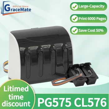 PG575 CL576 Рециклирани Взаимозаменяеми мастилницата CISS комплект чернильниц за принтер Canon PIXMA TS3550i TS3551i TR4750i TR4751i