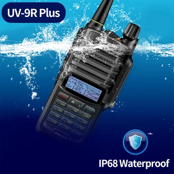 Baofeng UV-9R плюс 10 W Водоустойчива Двухдиапазонная Радиостанция IP68 Висока Мощност Преносима 50 КМ UV-5R S9 pro Двустранно Радио