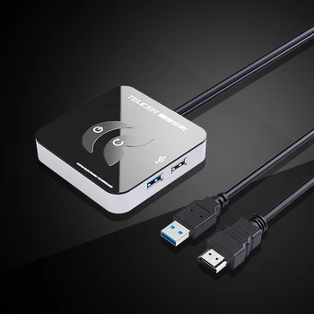 Универсална поставка бутон за включване-изключване USB3.0/2.0 5 Gbit/с Външен работещи PC чрез анти-кражба високоскоростен скоростна кутия Аксесоари за вашия десктоп на шасито
