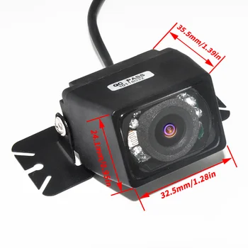 CCD 170 Широка Нощен 9LED Автомобилна камера за обратно виждане за паркиране за задно виждане-Водоустойчива Универсална Автомобилна камера за обратно виждане