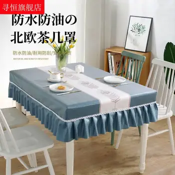 Покривката водоустойчив, маслостойкая и моющаяся художествена покривка за масата за хранене правоъгълна