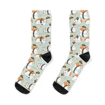 Чорапи за суши Kawaii Neko, памучни спортни мъжки чорапи, дамски чорапи