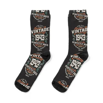 Мъжки 80-лятна реколта чорапи 1943 година Man Мит Легендата на 80-ти рожден ден, цветни чорапи, чорапи с парно отопление, луксозни дамски чорапи, мъжки