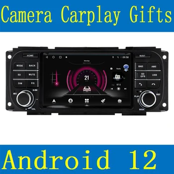 Авторадио Android 12 GPS Multimidia За CHRYSLER GRAND VOYAGER За Jeep Grand Cherokee Кола Авторадио DSP CarPlay Стереокамера
