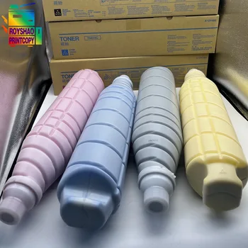 1 комплект Цветни Тонер касета CMYK TN615 за Konica Minolta C8000 Bizhub Tn615c Tn615M TN615Y TN615K на Японското качество