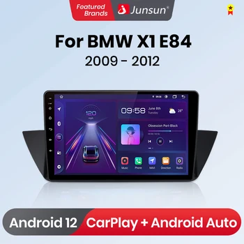 Junsun V1 Plus Автомагнитола за BMW X1 E84 2009 - 2015 безжичен CarPlay Android Auto автомобилни интелигентна система Без 2din 2 din DVD