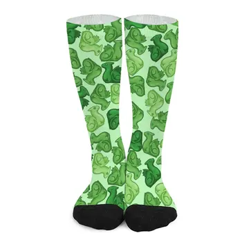 Зелени чорапи Draggies Мъжки чорапи за колоездене забавни подаръци Чорапи за голф, Ръгби