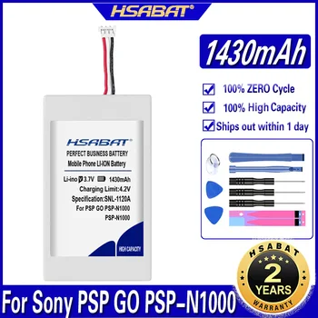 HSABAT LIP1412B 1430 ма LIP1412 Батерия за Sony Обзавеждане за PSP GO Обзавеждане за PSP-N1000 N1001 N1002 N1003 N1004 на Батерията