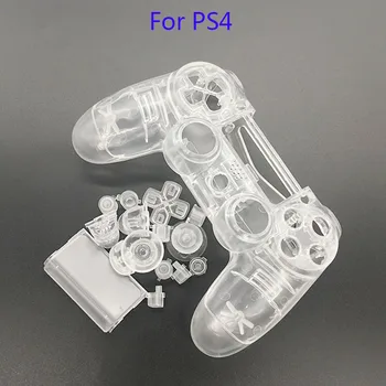Прозрачен взаимозаменяеми корпус на Предната част на корпуса, протектор контролер за PlayStation 4 PS4 JDS-001 Controller