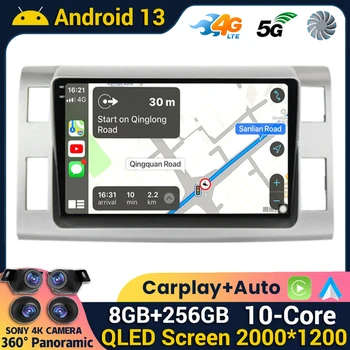 Android 13 Carplay Auto WIFI + 4G Автомагнитола За Toyota Previa 3 III XR50 Estima 2006-2019 Мултимедиен Стереонавигационный GPS-плейър