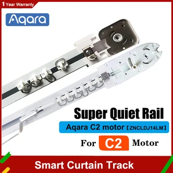 Aqara Smart Curtains Track Електрически корниз за дом на колела C2 Zigbee 3.0 с автоматична система за управление на завеси