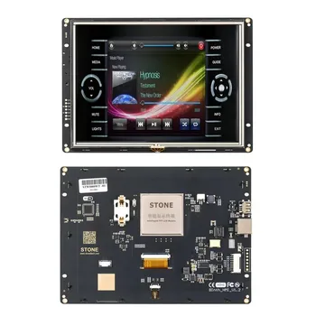 SCBRHMI 8-Инчов Пълноцветен LCD дисплей HMI Резистивен Сензорен Екран Вградена RTC С Порт RS232 за Arduino