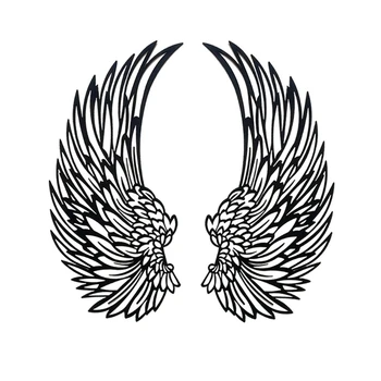 Крилата на Ангела с led подсветка, 2 бр./компл., метална скулптура, украса за партита в трапезарията