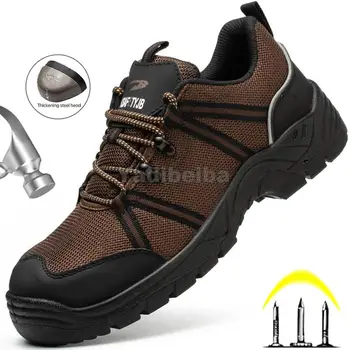 2022 Нова работа защитни обувки за мъже, Неразрушаемая обувки, Антистатични защитни работни обувки, Противоударная Индустриална работна обувки, Маратонки