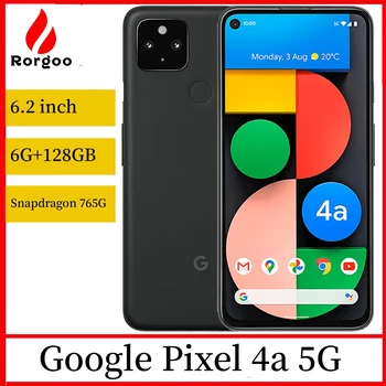 Google Pixel 4a 5G Оригинален Мобилен Телефон Отключени 6,2 