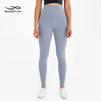 2021 Нови дамски панталони за йога с ултра висока талия, абсорбиращи влагата, удобни за кожата спортни гамаши за джогинг, бързо съхнещи гамаши за фитнес