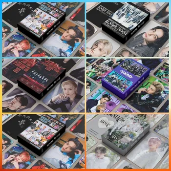 55 бр./кор. Фотокарточки Kpop Idol Бездомни Деца Албум Lomo-картички, картички за рожден ден подарък
