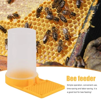 Кутия за питейна вода в вратата на пчелните гнезда, безопасни, нетоксични леки аксесоари за пчеларя, пластмасов пиенето на пчелите