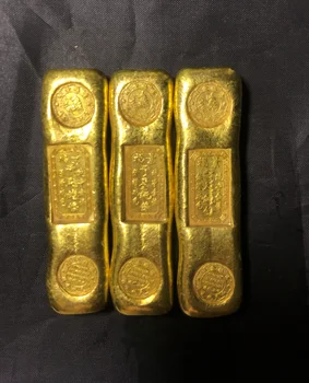 1БР китайски Изящни Антични Монети, Злато на кюлчета, Подаръци, украшения за дома, подаръци 25#