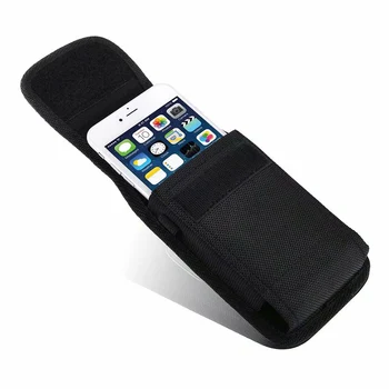 Колан за носене за OnePlus 9 Pro 9R Калъф флип-надолу капачката кобур метална скоба найлон поясная чанта за телефон за мъже