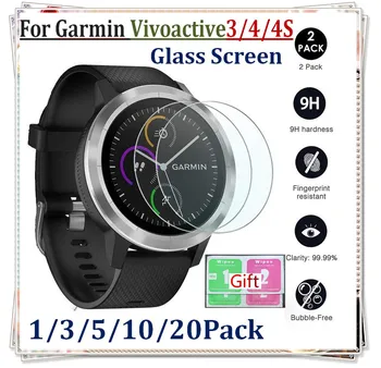Филмов Екран от закалено стъкло За часовници на Garmin Vivoactive5, Защитни Фолиа за екрана на гривна от Garmin Vivoactive4s/4 /Vivoactive3