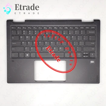 Нов Оригинален главни Букви Подложки за Ръце За лаптоп Lenovo Yoga 720-13 С американската Клавиатура С подсветка 5CB0N67899