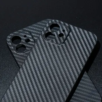 0,3 мм, Калъф, изработени от Въглеродни Влакна ПП За iPhone 15 14 13 12 Mini 11 Pro Xs Max X XR ултра тънък Матов Калъф За iPhone SE 7 8 Plus
