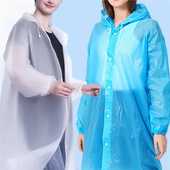 1бр многократна употреба от висок Клас ЕВА Унисекс Дъждобран Дебели Непромокаеми дрехи за дъжд на Жените и Мъжете Къмпинг Непромокаеми дрехи за дъжд Костюм
