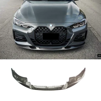 Предната устна от въглеродни влакна в 3D стил за BMW 4 series 425i 430i G22 2021-2023