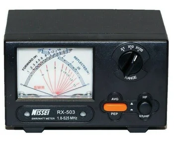 NISSEI RX-503 Таблица Постоянна вълна къси вълни на УЛТРАВИОЛЕТОВИТЕ електромера КСВ Таблица RX503 1,8-525 Mhz