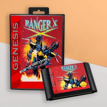 за Ranger US X Cover 16-битова игра патрон в ретро стил за конзоли за игри Sega Genesis Megadrive