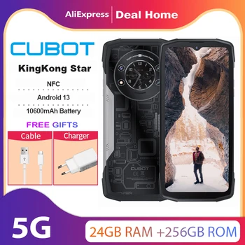 Cubot KingKong Star, 24 инча (12 инча + 12 инча), 256 инча, 6,78 инча екран 2K, 10600 пиксела, 100 пиксела, NFC, бързо зареждане на 33 W, 5G