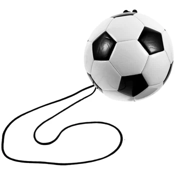 Професионален тренировъчен футболна топка с въже, здрав за деца, детски център футболна топка за възрастни