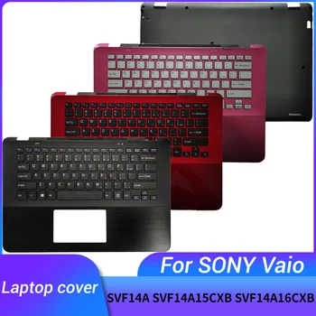 НОВАТА клавиатура за лаптоп SONY Vaio SVF14A SVF14A15CXB SVF14A16CXB SVF14A17CXB SVF14A1A1J SVF14A1C5E от САЩ с поставка за ръце/долен корпус