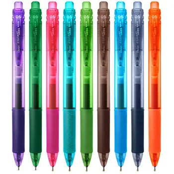 Pentel BLN105 Гел писалка ENERGEL 0,5 мм с цветна с мастило Gel-X Pens Япония