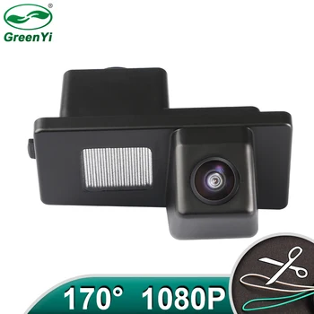 GreenYi CCD AHD1080P Камера за Обратно виждане С Осветление Регистрационен номер на Автомобила за Нощно Виждане За Ssangyong Rexton Lester Kyron Korando 2011-2014