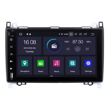 За Mercedes W169 A150 A155 A160 A170 A180 Android 9,0 Четириядрен Авторадио Кола Стерео Радио GPS Навигация Мултимедиен Плеър
