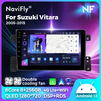5G-WIFI, Android Автоматично Безжично Главното Устройство 8 + 256G За Suzuki Grand Vitara 2005 3 2012 2013 2014 2015 GPS CarPlay Монитор радиото на автомобила