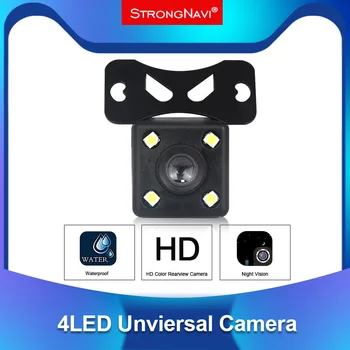 Автомобилна камера за обратно виждане 4 led монитор за нощно виждане за автоматично паркиране за обратно виждане CCD водонепроницаемое HD-видео