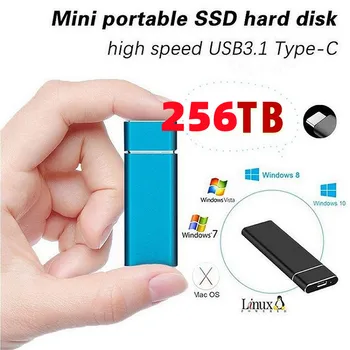 SSD M. 2 Външен твърд диск на Преносим Твърд диск HD Externo HD 4 TB 8 TB 128 TB 64 TB USB3.0 външен диск hdd 4 tb външен ssd