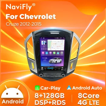 Вертикален Сензорен Екран Tesla Style за Chevrolet Cruze 2012-2015 Ново Автомобилно Радио Android Главното Устройство Мултимедиен Плейър GPS DSP