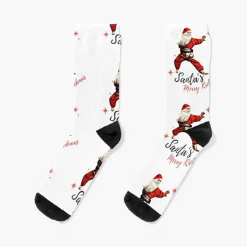 Весела Kickmas - Дамски и мъжки модни подарък чорапи в забавен стил, компресия чорапи, мъжки чорапи за мъже, дамски чорапи с високи чорапи