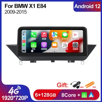 Android 12 Безжичен радиото в автомобила Carplay за BMW X1 E84 2009-2015 Авто WIFI BT 4G Net DSP SWC Автомобилен Мултимедиен ID8 1920*720P
