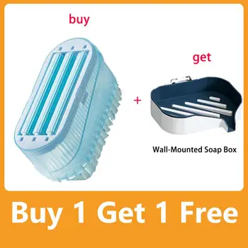 Здрава пенящаяся кутия за сапун без ръце, ABS, права коса, Влага кутия за сапунени мехури, Роликовая кутия за сапун, водоустойчив преносима