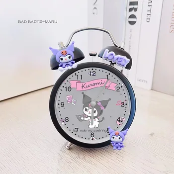 Сладък алармен часовник Hello Kitty Despertador, настолни часовници, настолни часовници Melody Kuromi Needle, часовници за детска стая, Cinnamoroll
