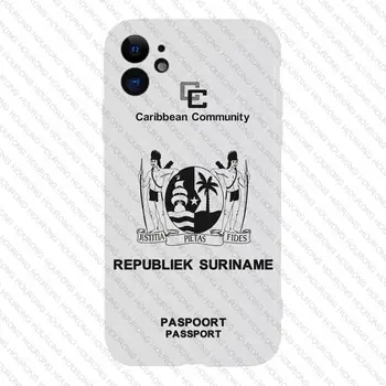 Калъф за паспорт в Суринам за iPhone 15 14 Pro Max 13 12 11 Mini X XR XS 7 8 6S Plus SE