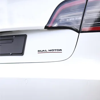 Стикер на опашката на колата с две двигатели, декоративна стикер