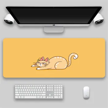 Красиви Аксесоари Cartoony Подложка За Мишка, Котка Поставка За Китките на Мишката Сгъсти Подложка За Мишка Голяма Ръчна Геймерская Клавиатура, Подложка За Мишка, xxl