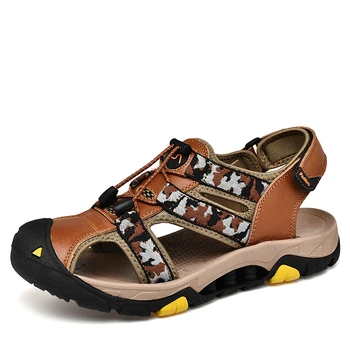 Марка 2023, нова мъжки обувки, камуфляжная спортни ежедневни обувки на открито, плажни обувки, сандали Camuflaje sandalias zapatos de playa